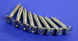 1964-72 Chevelle Fisher Door Sill Scuff Plate Screws (Set