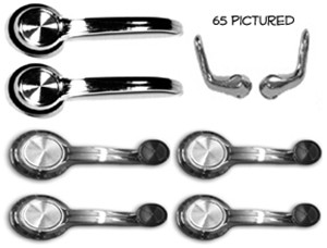 1965 Chevelle Or El Camino Inside Handle Kit (Window, Door, Vent