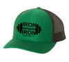 Iron Sharpens Iron Proverbs 27:17 Dumbell Weight Trucker