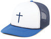 Christian Cross Rope Hat Foam Front Trucker