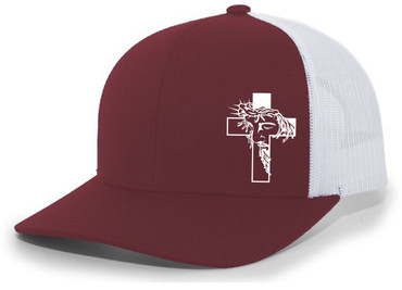 Jesus Cross Crown of Thorns Trucker