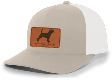 Canine Collection Beagle Leather Patch Trucker