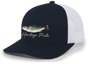 Freshwater Fish Collection Largemouth Bass Fishing Trucker