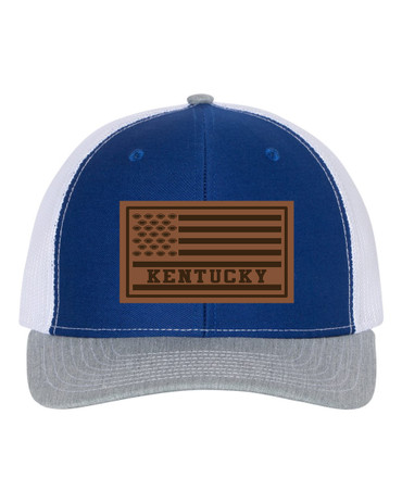 Kentucky College Football Leather Patch Trucker