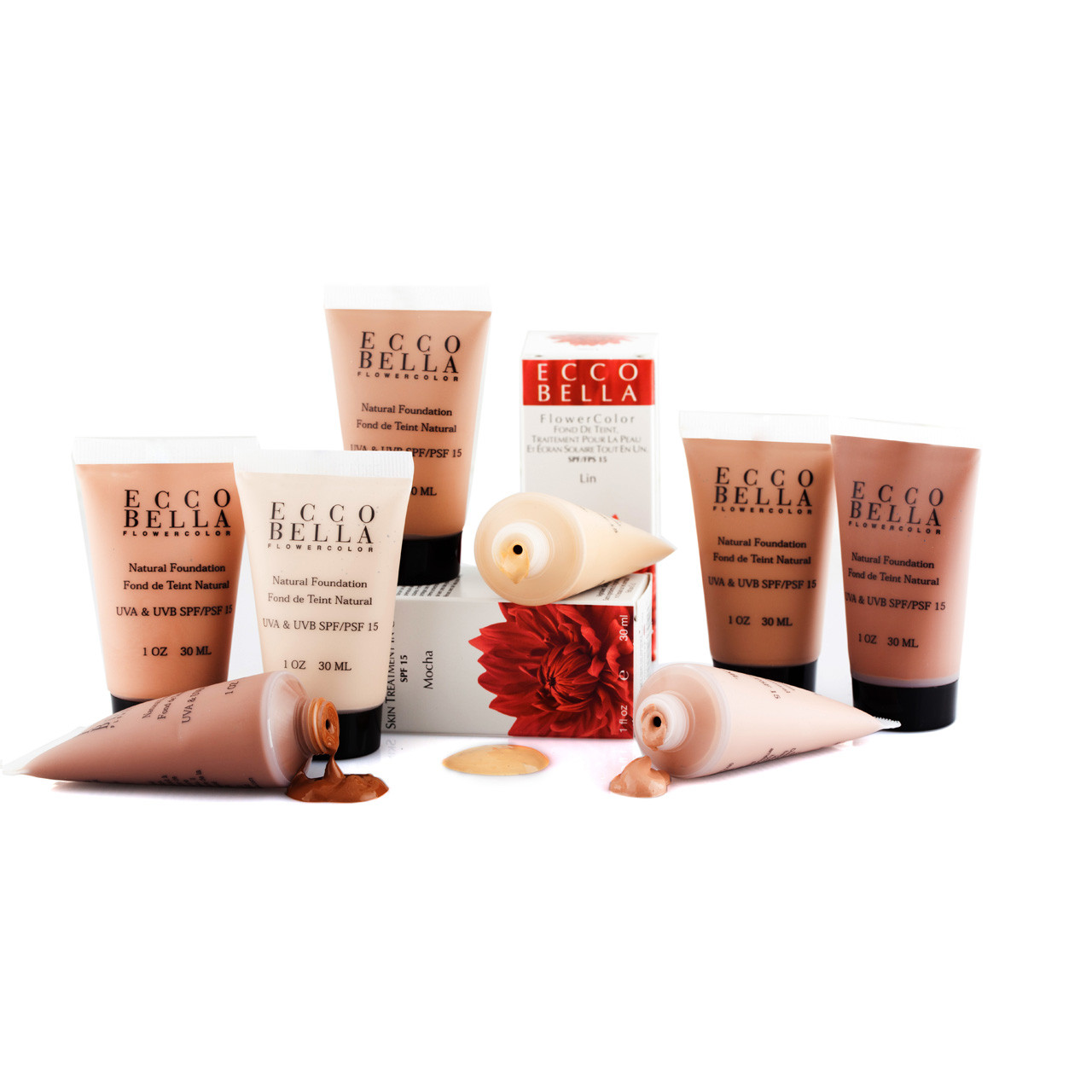 Natural FlowerColor Foundation Sensitive Skin Foundation Vegan