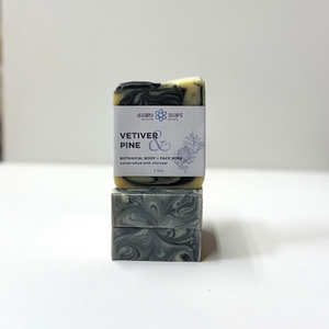 Vetiver Pine Spicy-Citrus | Charcoal Botanical Soap Vetiver Pine Spicy-Citrus | Charcoal Botanical Soap