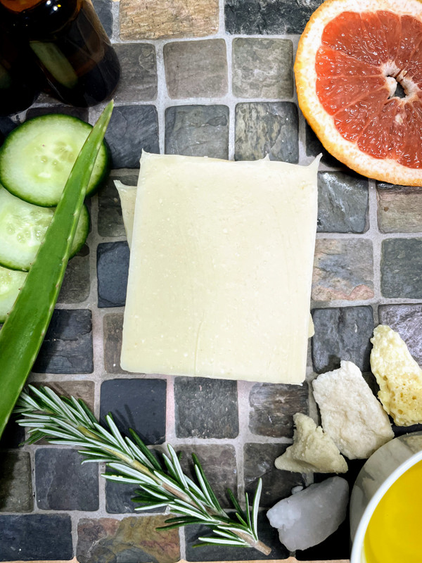 Grapefruit Rosemary  Hydrating Aloe Botanical Soap