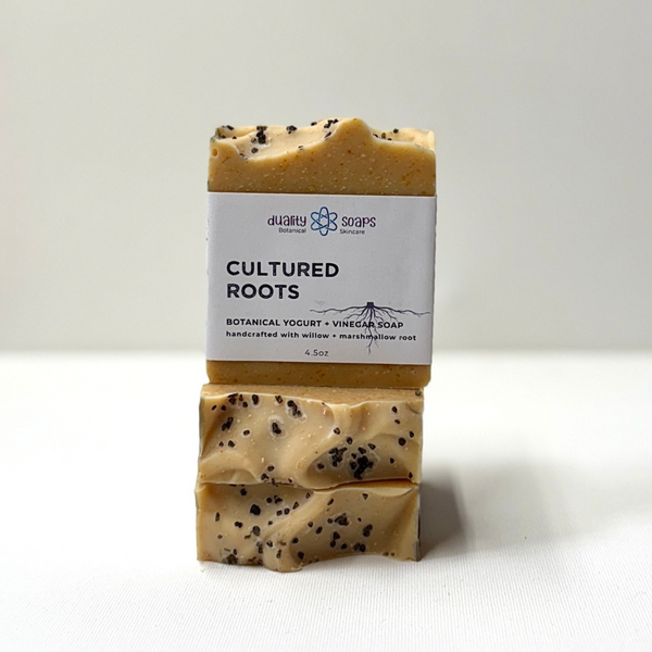 Cultured Roots | Yogurt + Vinegar  Botanical Soap