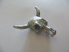 MM-302 Large Steer Cow Bull Skull with Horns Dollhouse Miniature Pewter