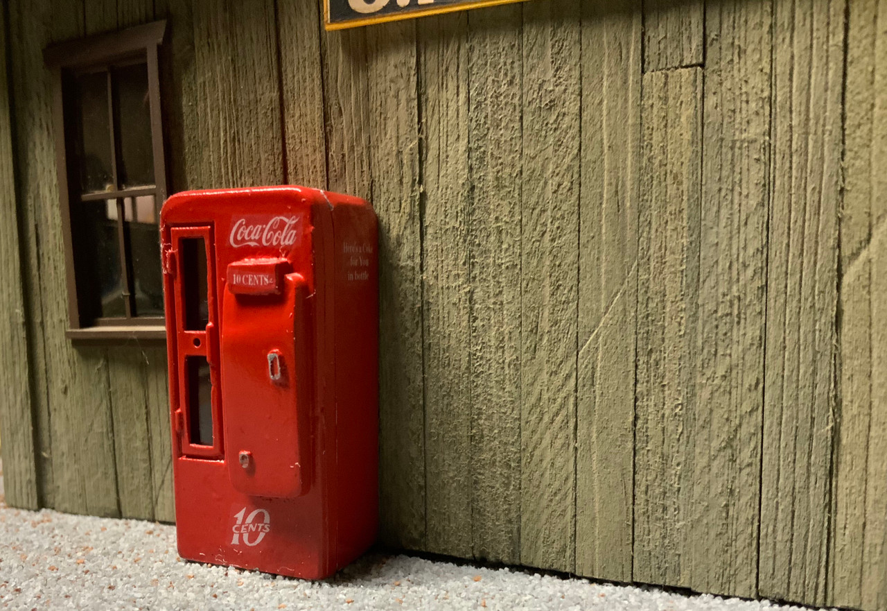 48-1501 1/43 1/48 Coke Machine Coca-Cola for O Scale Diorama