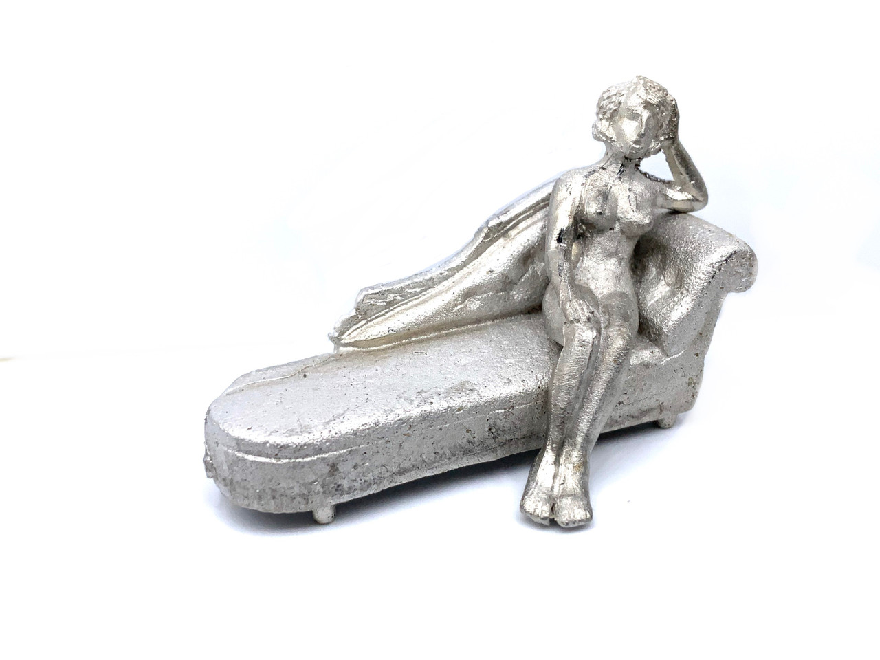 48-1281 Nude woman sitting on chaise lounge brothel O Scale Figure FKA Keil Line unpainted
