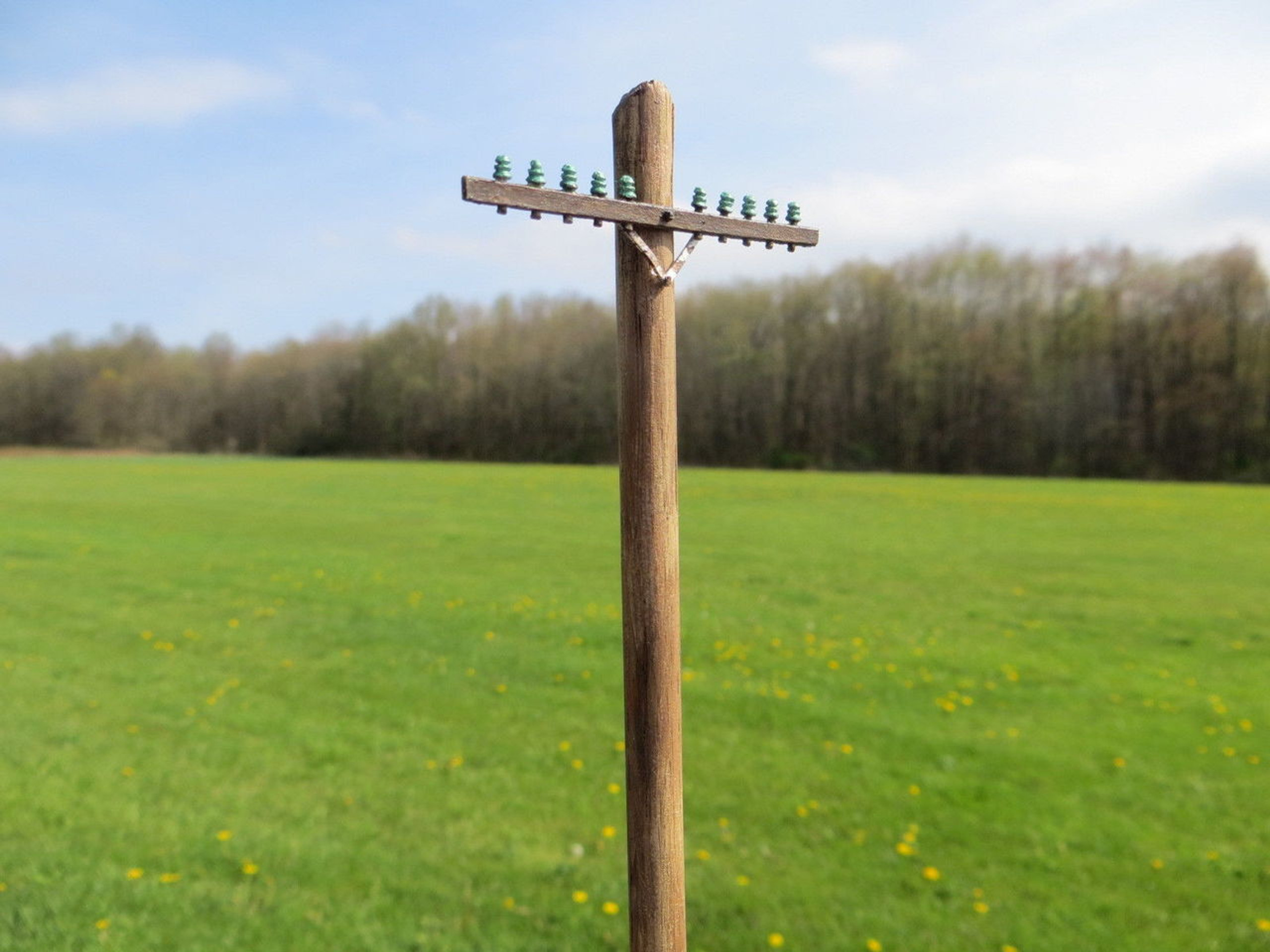 481180 Utility Pole Single Crossarm Basic Kit Electric Telephone O