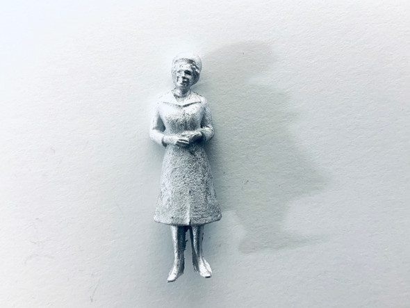 48-1408 Older Woman in Dress Figure FKA Keil Line O scale