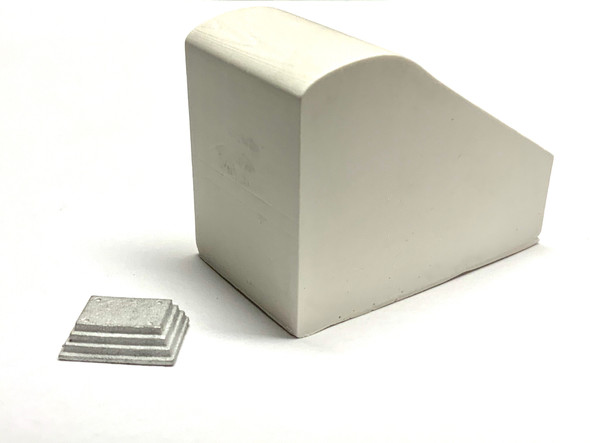 48-599 concrete track bumper (prr style) O scale