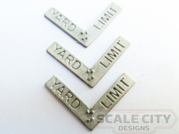 48-648 Yard Limit Sign O scale FKA Keil Line