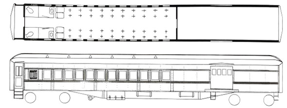 48-930 44-Seat Baggage/Coach Interior Kit