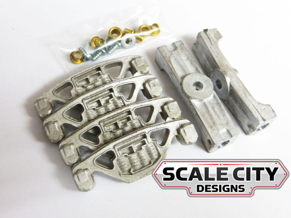 48-288 Dahlman Freight Trucks FKA KEIL LINE W/ Brass Bushings O Scale 2 rail