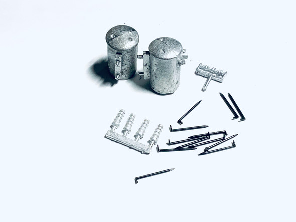 48-1190 Utility Pole Electric Transformers Double Kit O Scale FKA KEIL LINE