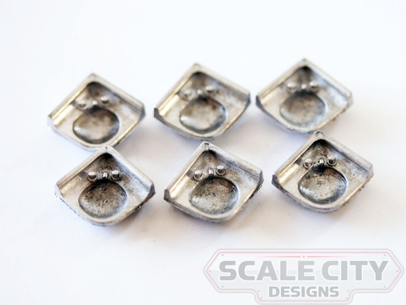 48-252 Bathroom corner Sink Building Detail Passenger Car O Scale FKA Keil Line