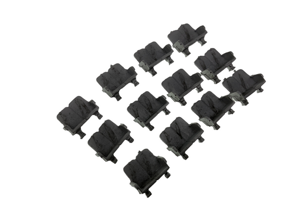 48-255 Passenger Car Coach Seats Cast white metal O Scale FKA Keil Line