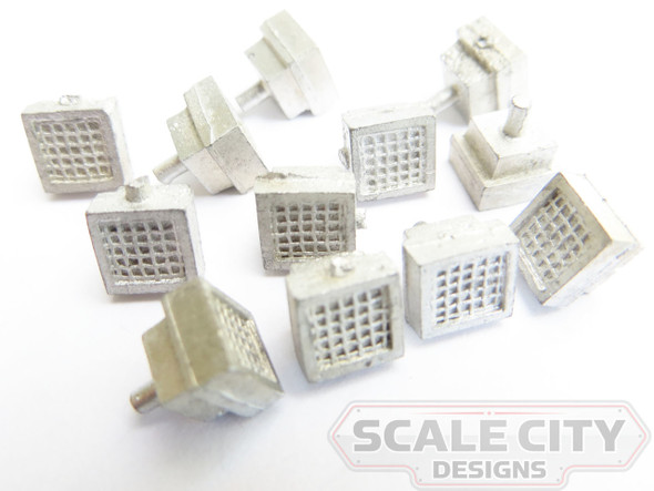 48-242 Roof Vent Clerestory Box Style Heavyweight O Scale