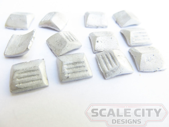 48-322 Roof Vent Streamlined Small Passenger Car O scale