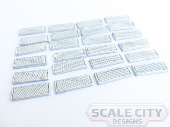 48-656 Clerestory Rectangle Air Intake Screened Passenger Car O Scale