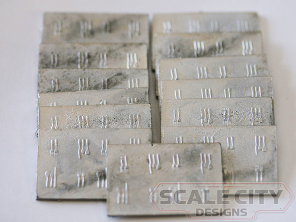 48-572 Table top w/silverware 4 places no border FKA Keil Line