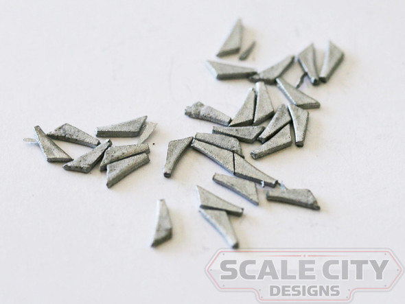 48-022a CLERESTORY BRACES FOR PRR PASSENGER ROOF (old style) O SCALE (FORMERLY KEIL-LINE)