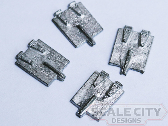 48-229 Passenger Car Roof Hatch Small Flat O scale