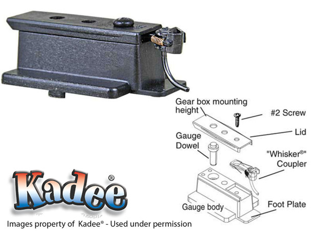 206 Kadee® HO Scale Coupler Height Multipurpose Gauge