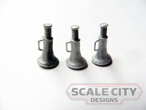 48-746 Large Screw Jacks Locomotive or shop roundhouse O Scale FKA KEIL LINE