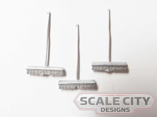 48-748 Push Brooms O Scale FKA KEIL LINE