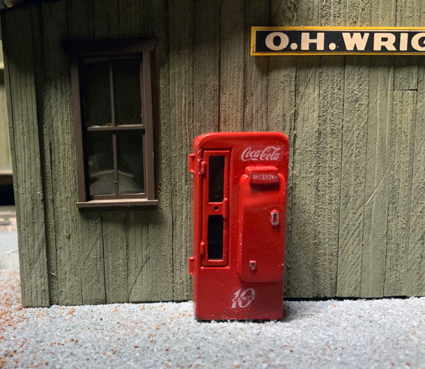 48-1501 1/43 1/48 Coke Machine Coca-Cola for O Scale Diorama