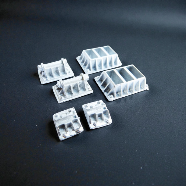 48-701 BRIDGE SHOES "HIGH RISE" SET FKA KEIL LINE O SCALE