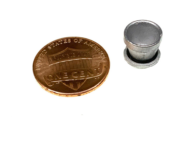MM-4 Flower Pot with saucer 4" Diameter Dollhouse Miniature