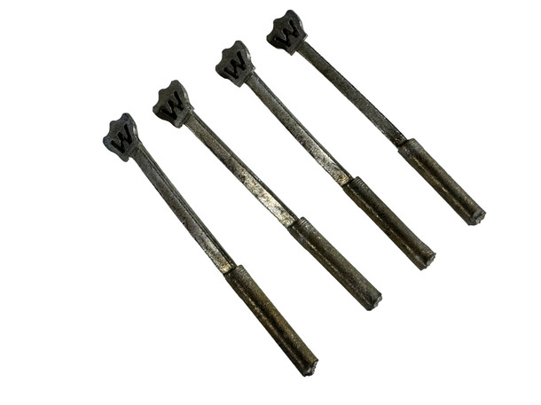 48-644 WHISTLE POST STEEL SIGN ON RAIL POST O SCALE FKA KEIL LINE