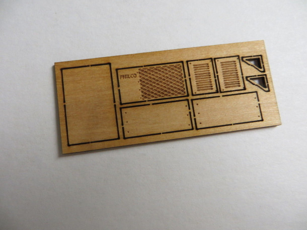 48-4007 Laser Cut Philco Air Conditioner Window Conditioning Kit O Scale