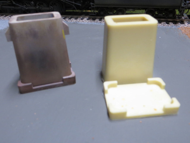 48-6001 O Scale Steel Mill Ingot Mold *Unpainted Resin Kit Great Flat Car Load!