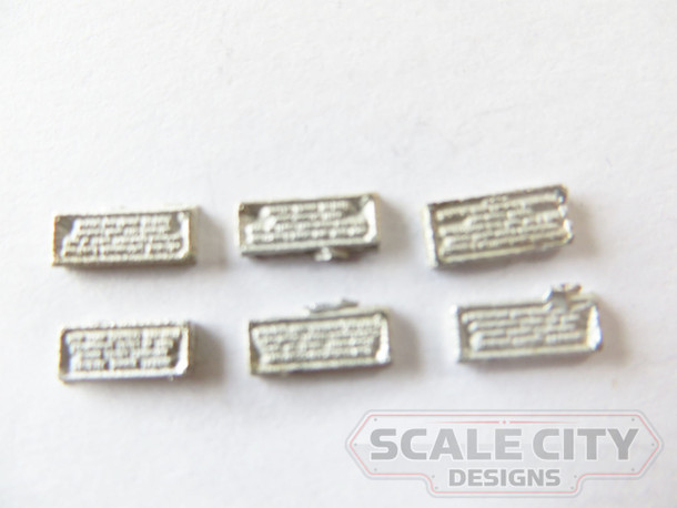 48-124 Trust Plates for Passenger / Freight / Engine  FKA Keil Line