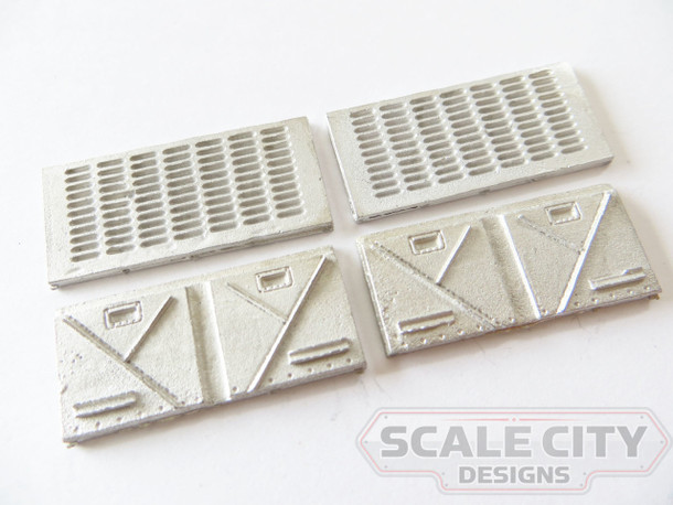 48-162 Southern Pacific Battery Box Covers FKA Keil Line O scale