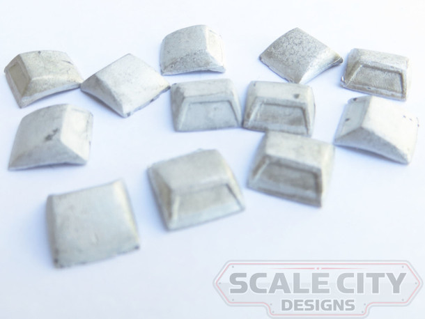 48-786 Roof Vent Streamlined Wide Passenger Car O scale