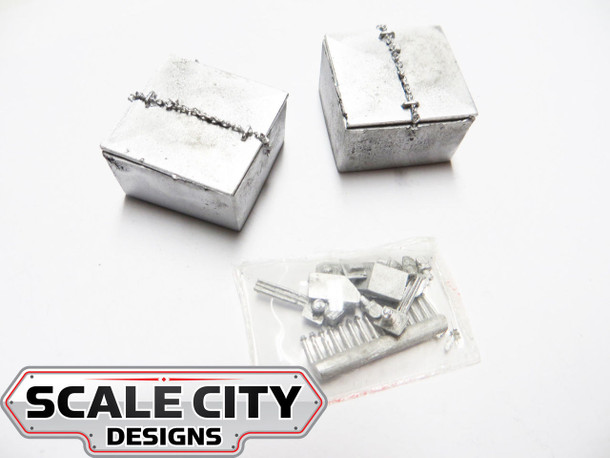 48-168 BATTERY VAULT SQUARE STYLE O SCALE FKA KEIL LINE 2 /3 RAIL