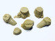 48-3028 Medium Tree Stumps O scale Resin