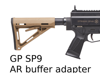 Stribog SP9a1 AR buffer tube adapter
