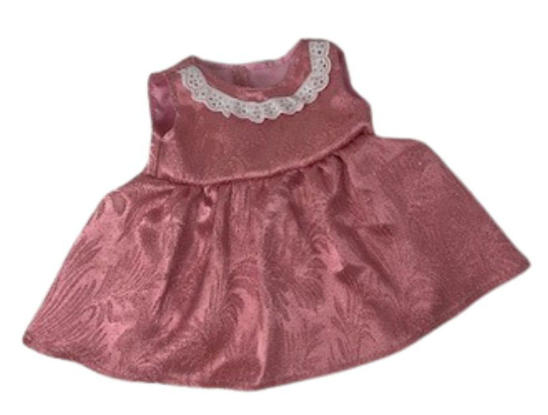 Doll Clothes Superstore Handmade Pink Brocade Dress Fits 15-16 Inch Cabbage  Patch Kid And Baby Dolls