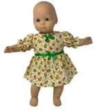 Doll Clothes Superstore Fall Flowers Dress Fits 15 Inch Baby Dolls