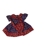 Doll Clothes Superstore School Dress With Purse Fits 15 Inch Baby Dolls
