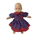 Doll Clothes Superstore School Dress With Purse Fits 15 Inch Baby Dolls