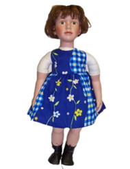 My Twin Doll Blue Dress with Flowers